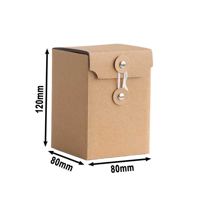 Picture of Candle Boxes Packaging - Brown Cardboard 80×80×120 
