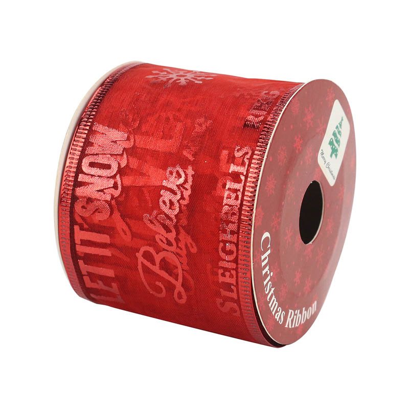 Picture of Christmas Organza Ribbon