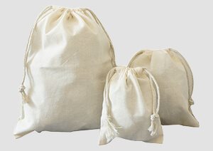 Calico Drawstring Bags Calico Bags - Eco-Friendly and Sustainable | Karle Packaging