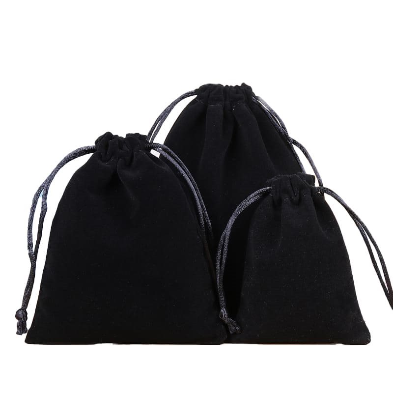 Velvet bags best sale with drawstring