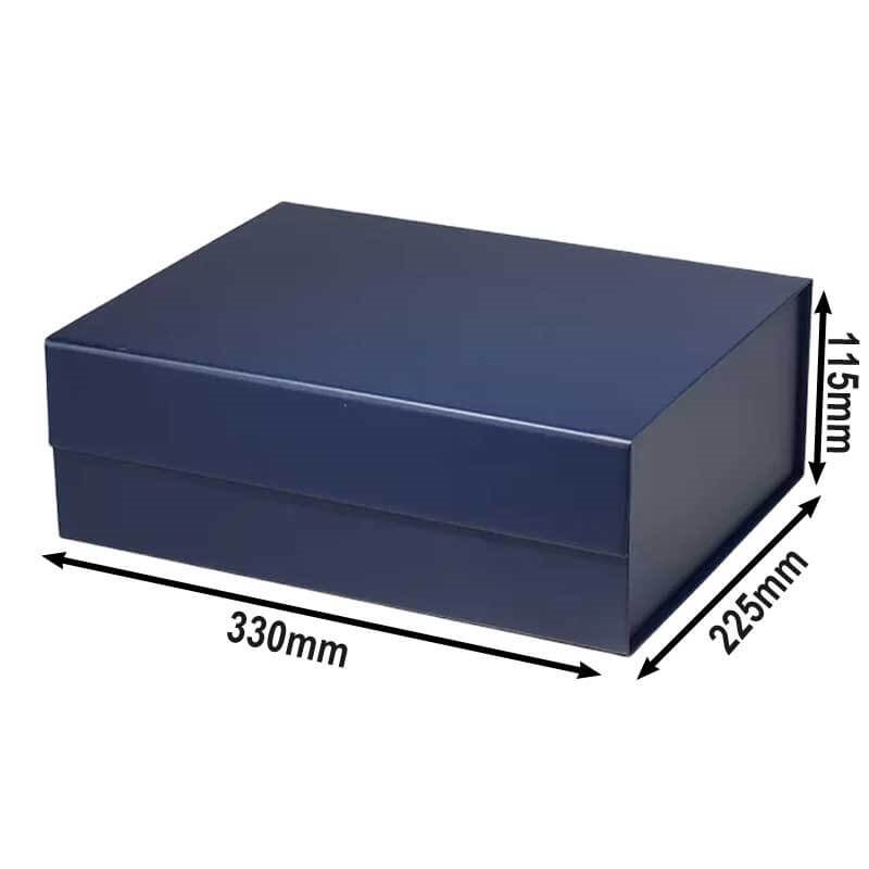 A4 Magnetic Gift Boxes Navy Blue 330x255x115mm - 25pcs sku image