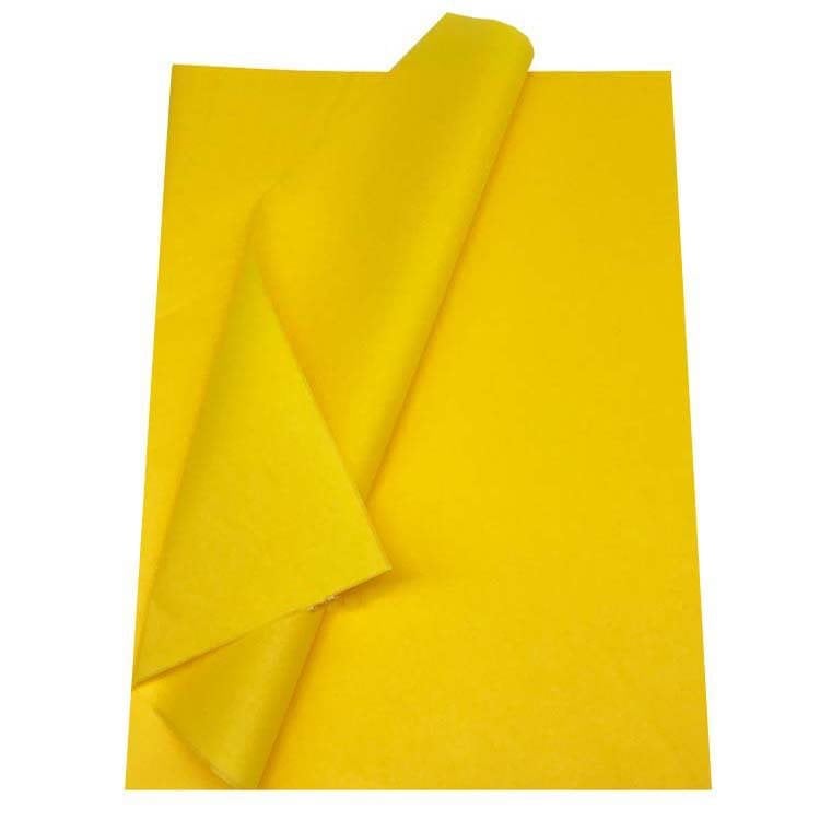 480 Sheets Yellow Tissue Paper Bulk 750x500mm | Sku Name