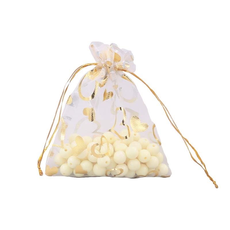 Medium Gold Organza Drawstring Bag - Party Bags and Party Bag Fillers | Buy  Online at All About Party Bags