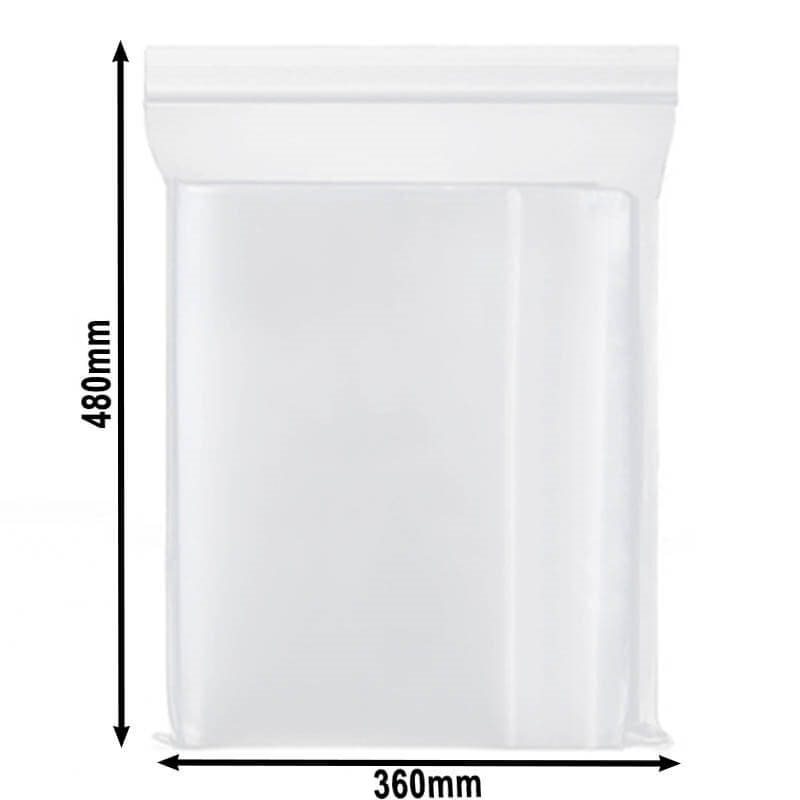 500pcs Press & Seal Plastic Ziplock Bags 360x480mm sku image