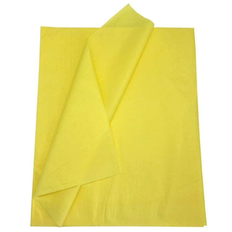 480 Sheets Light Yellow Tissue Paper Bulk 750x500mm | Sku Name