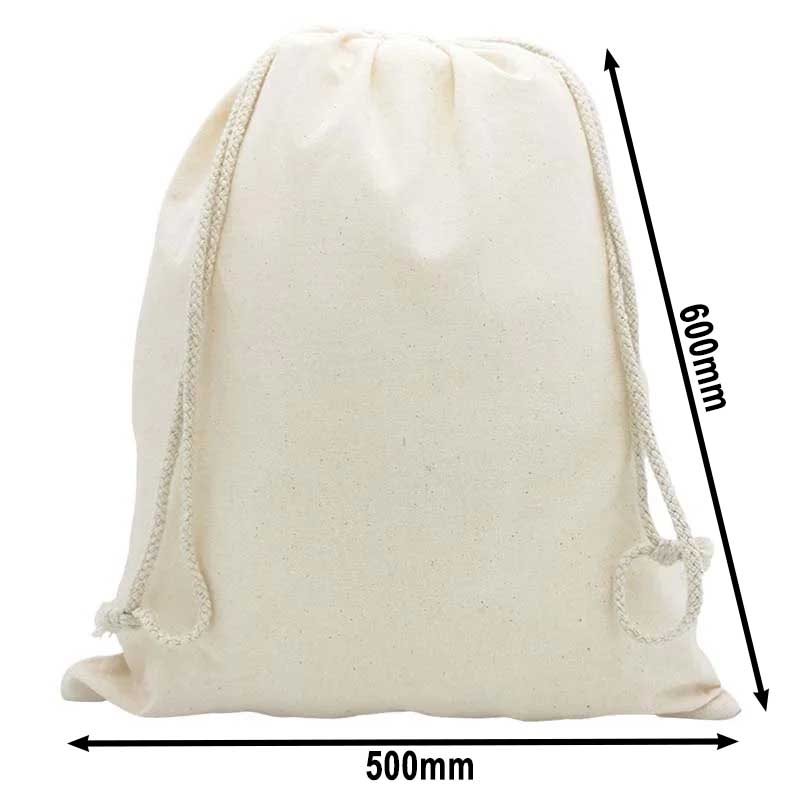 Drawstring bag cotton online on