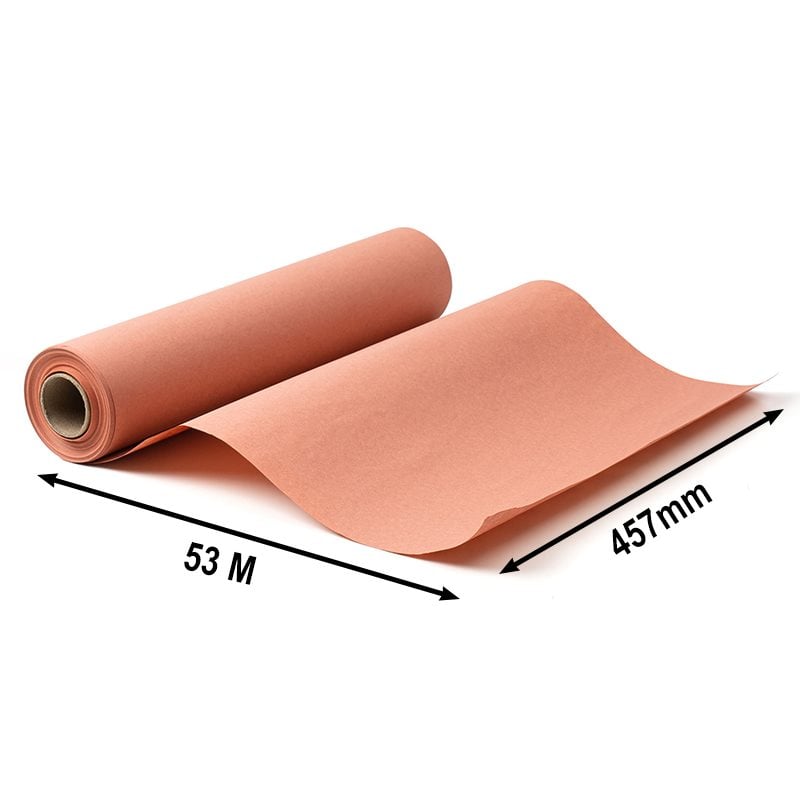 457mmx53M Pink Butcher Paper Roll Unwaxed | Sku Name
