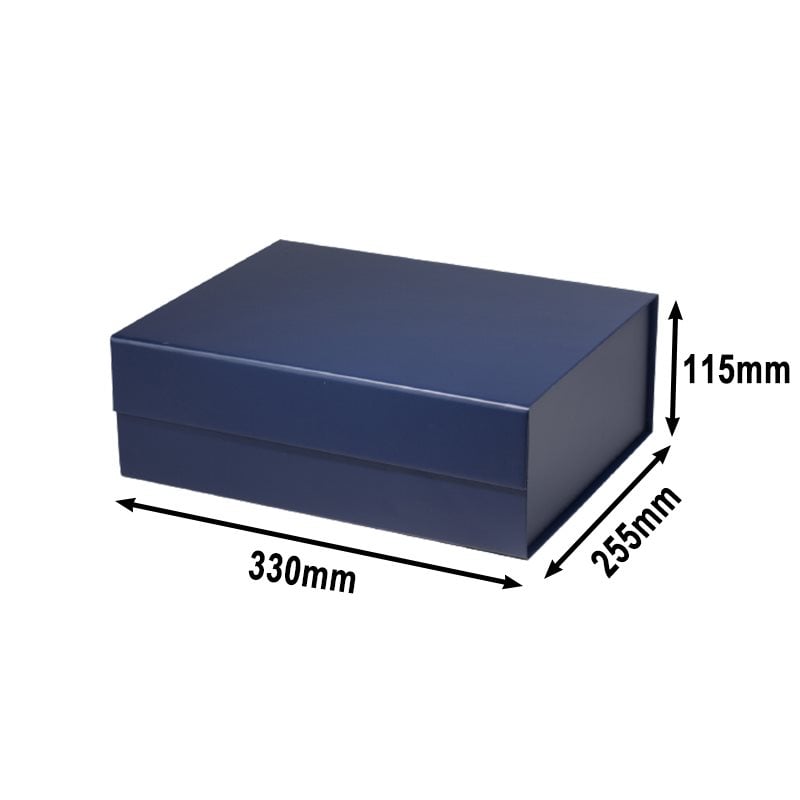 A4 Magnetic Gift Boxes Navy Blue 330x255x115mm - 25pcs | Sku Name