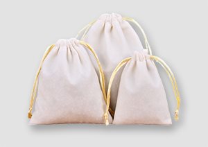 Velveteen pouches online wholesale